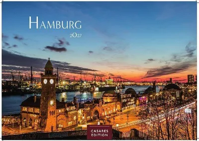 Produktbild von Hamburg Kalender 2027 - Wandkalender | Fotokalender Deutschland 35x24cm - mit 12 beeindruckenden Bildern mit stimmungsvollen Motiven von Hafen, Elbe, Speicherstadt und hanseatischem Flair