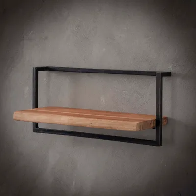 Produktbild von Hoyz - Wandregal Edge - 65cm - Akazienholz