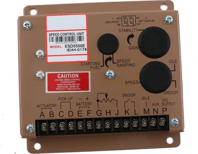Produktbild von Dieselgenerator Drehzahlregler - ESD5500E Steuergerät - Elektronischer Speed Controller/Governor - Ersatzteil - Weiß