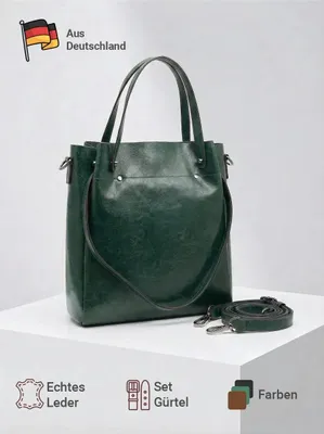 Leder Shopper "Aster" - TOLLzWOOD