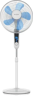 Produktbild von Brandson Standventilator DC Motor mit Fernbedienung + LED Display, Oszillation, Ventilator leise, Höhe verstellbar, energiesparend, Weiß