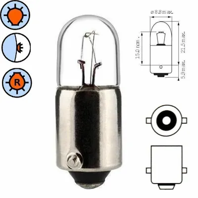 Produktbild von 6V 4W Ba9S Glühbirne Auto Glühlampe Autobirne Motorrad Moped Armaturenbrett Birn