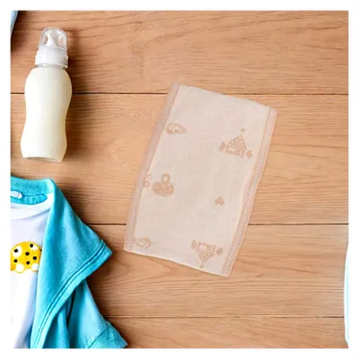 Produktbild von 2 Stück Babybauchbänder aus Baumwolle, atmungsaktiv und hautfreundlich, Bauchnabelschutz für Neugeborene zur Nabelpflege und Wärme für Säuglinge