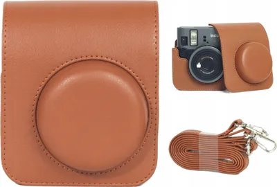 Zdjęcie produktu dla Futerał Etui Pokrowiec Case na Aparat do Aparatu Fujifilm Instax Mini 41 / Brązowy