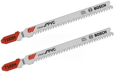 Produktbild von 2 Stk. Bosch Stichsägeblatt Kunststoff PVC  T102 H