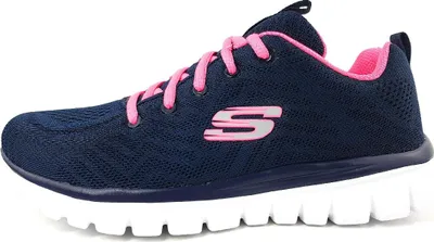 Immagine prodotto di Scarpe sportive Skechers Graceful da donna, sneakers, scarpe da corsa, colore blu, adatte al tempo libero