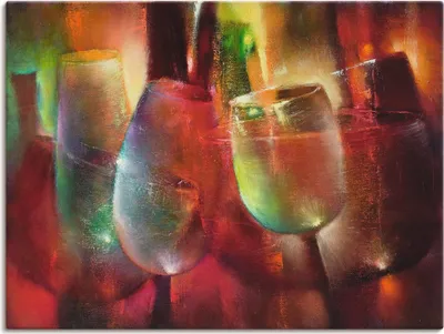 Produktbild von ARTland Leinwandbild Zu später Stunde II Größe: 60x45 cm