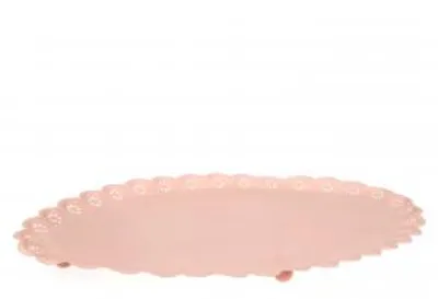 Immagine prodotto di H&H Set Di Metallo Rosa Con Decoro Cm32X19