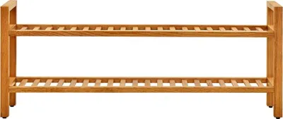 Immagine prodotto di Scarpiera con 2 Ripiani 100x27x40 cm in Massello di Rovere