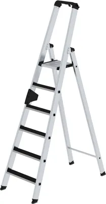 Produktbild von Stufen-Stehleiter einseitig begehbar mit clip-step 6 Stufen
