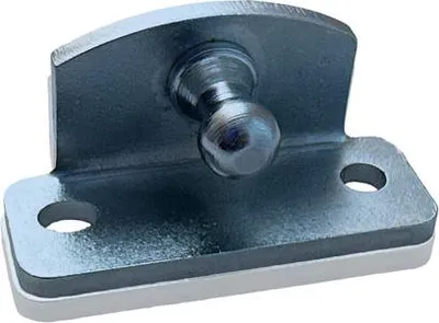 Zdjęcie produktu dla Sprężyna gazowa Uchwyt Mocowanie Elementy montażowe Kątownik do 10 mm panewki kulowej 90° do 1000 N - 2