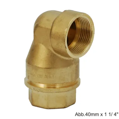 Produktbild von isiflo Winkel-Anschlussverschraubung Isiflo 122, 5/4"x40mm, 1 Stk.