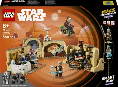 Imagen del producto de LEGO Star Wars SMART Play™: Cantina de Mos Eisley™, Set de construcción, a partir de 8 años, plástico, 666 piezas, 983 g