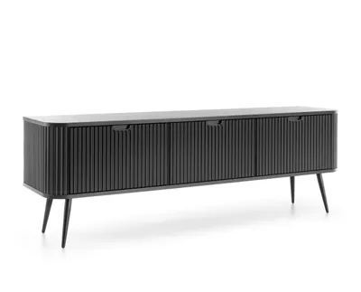 Produktbild von AX LIVING Kommode für TV Salvia 168 cm Breite Modern in Schwarz