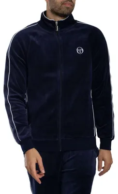 Produktbild von Sergio Tacchini Tasso Velours-Trainingsjacke, Blau M