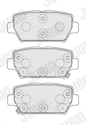 Produktbild von JURID Bremsbeläge Satz Hinten für MITSUBISHI Eclipse Cross (GK) 574148J