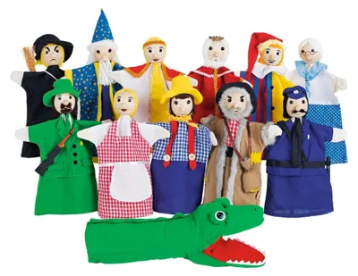 Immagine prodotto di Solidchoice - Set di 12 marionette a mano, un giocattolo divertente per bambini