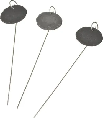 Produktbild von Pflanzenetiketten aus Naturschiefer 40x9x7cm, 3 Stück