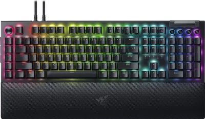 Productafbeelding van Razer BlackWidow V4 Pro, Kabel, USB, Mechanische schakelaar, QWERTY-indeling, RGB LED-verlichting, Zwart
