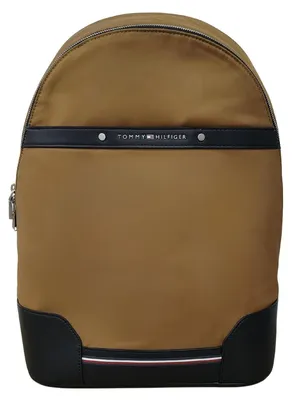 Obrázok produktu pre Tommy Hilfiger – Pánsky batoh, kontrastné pruhy NA1238 (jednotná veľkosť) (púštna khaki)