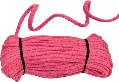 Produktbild von Baumwoll-Kordel geflochten 50m x 8mm Baumwoll-Schnur Bekleidungskordel Farbwahl