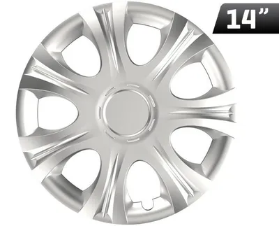 Obrázok produktu pre Kryty kolies Impulse strieborné 14", 4 ks.