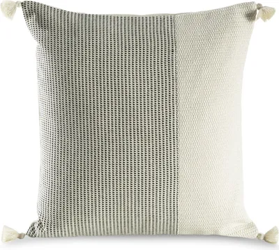 Obrázek produktu pro Eurofirany povlak na polštář se střapci černý krémový 45 cm x 45 cm