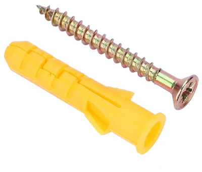Image de Fixations à vis pour chevilles à expansion en plastique   Kit de visserie avec vis autotaraudeuses (M10)