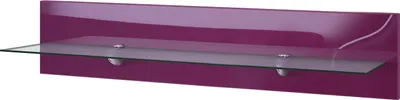 Produktbild von Vladon Wandregal Bari, Germany, in Brombeer Hochglanz - Modernes Schweberegal (98 x 20 x 19 cm)