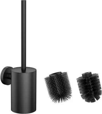 Produktbild von Wandtoilettenbürste Edelstahl silikon schwarz