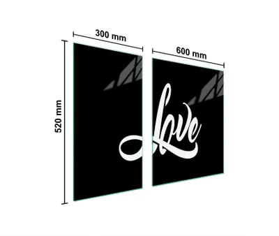 Produktbild von Glasschutzplatte Für Herd 90X52 Schwarz