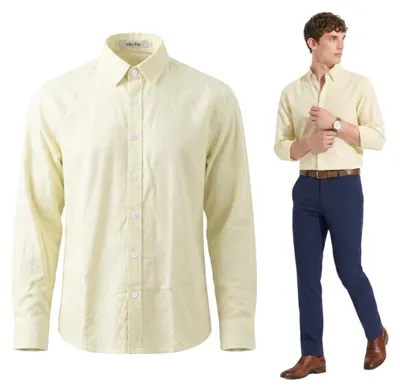 Productafbeelding van Herenhandschoenen, katoen, casual, zomer, lange mouwen, elegant, crème, maat M
