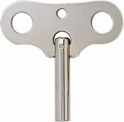 Produktbild von Großuhrschlüssel, aus Stahl (vernickelt), Vierkant-Innenmaß-Durchmesser: 1,75 mm