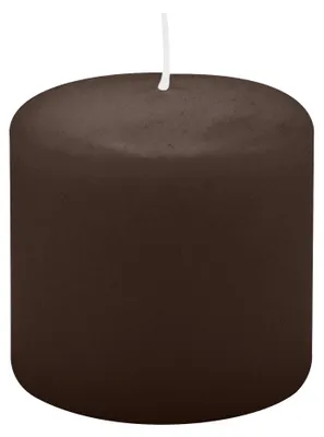Produktbild von Stumpenkerzen 60 x Ø 60 mm, Chocolate Schokolade, 16 Stück