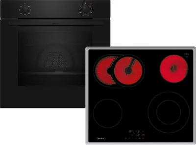 Produktbild von Neff BX16B, Zonen-Induktionskochfeld, 4 Zone(n), Glaskeramik, Schwarz, Berührung, 58,3 cm