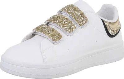Produktbild von Ital-Design Damen Freizeitschuhe  Lederoptik Sneakers Low 88519300 Weiß Gr.  41