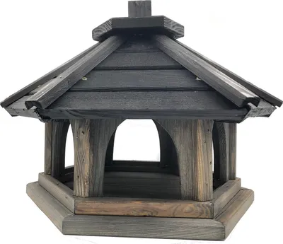 Produktbild von GARDDEN SPIRIT VogelFutterhaus Holz – 48 x 40 x 34 cm für Garten & Terrasse