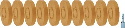 Gummi-Radierteller 88 mm, 10 Stück, Ersatzteil