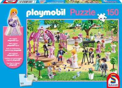 Produktbild von Schmidt Spiele Puzzle 56271 PLAYMOBIL, Hochzeit, 150 Teile