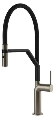 Produktbild von Gessi 60315, Ziehen, Schwarz, Nickel, Hebelgriffe, Einzelbild, 3/8", Typ C