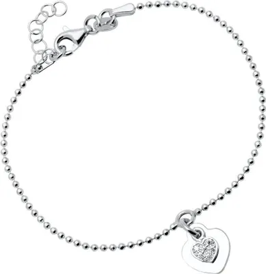 Produktbild von Herzarmband Sterlingsilber Zirkonia