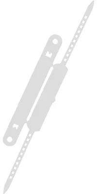 Produktbild von Heftstreifen + Deckschiene VE=5 Stück weiß