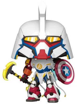 Productafbeelding van Wat als...? Super Groot POP! Marvel Vinyl Figuur Super Mech, 15 cm