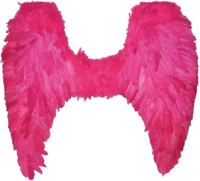 Produktbild von Engelsflügel 70 x 65 cm | Federn Pink