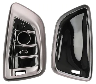 Produktbild von kwmobile Schlüsselhülle für BMW 3-Tasten Smart Key Autoschlüssel Hülle - Autoschlüssel Schlüssel Hülle aus TPU Silikon - Schlüsselschutz Gehäuse in