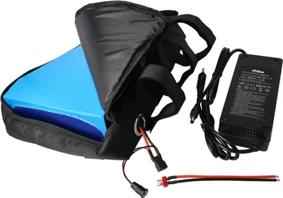 Produktbild von vhbw Akkupack Ersatzzellen + Ladegerät und Dreiecktasche für E-Bike, Pedelec (Li-Ion, 48 V, 15000 mAh)