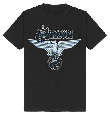 Produktbild von Saxon T-Shirt Herren 45 Years schwarz Band-Merch, Bands 100% Baumwolle M