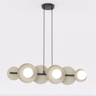 Zdjęcie produktu dla Lampa wisząca Model ze stali w kolorze moka i szkła