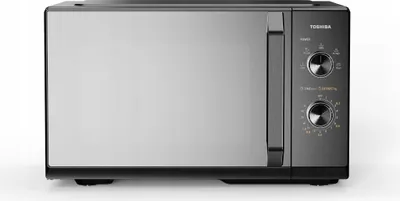 Produktbild von Mikrowelle Toshiba 20L 700W, Time Defrost, Mechanische Steuerung MW3-MM20PF(BK)