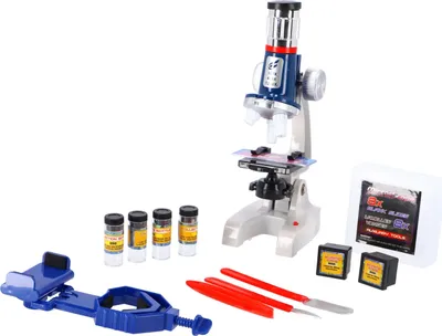 Produktbild von Kinder Mikroskop Set 1200-fache Vergrößerung batteriebetrieben Science Experiments